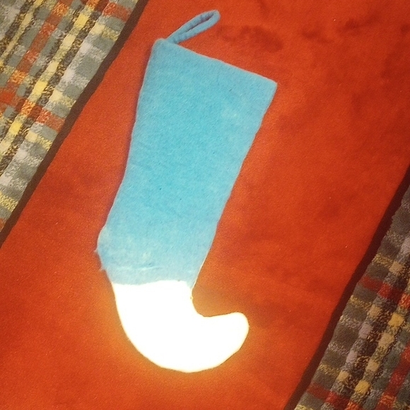 Festive Snowman Christmas Stocking - Picture 3 of 4
